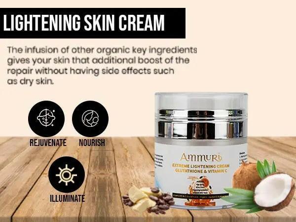 Ammuri Brightening Moisturiser Cream – For Face, Body & Sensitive Areas (50g)