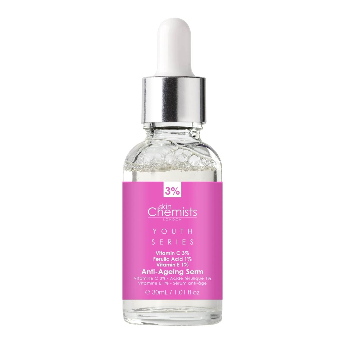 Anti-Ageing Serum Vitamin C 3%, Ferulic Acid 1%, Vitamin E 1% 30ml