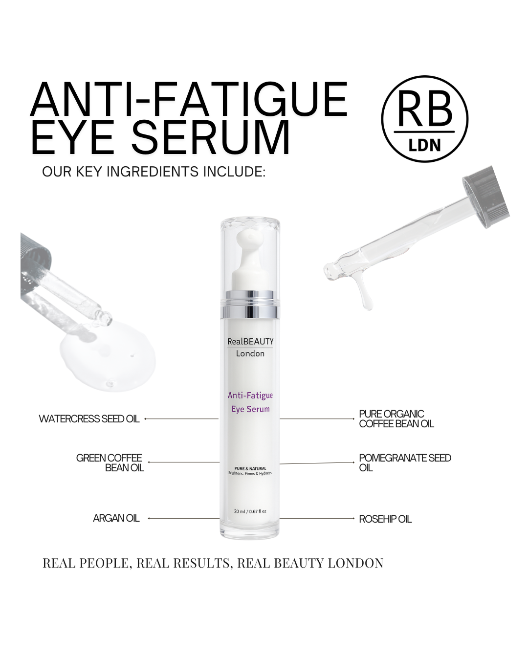 Anti-Fatigue Eye Serum with Eye Roller