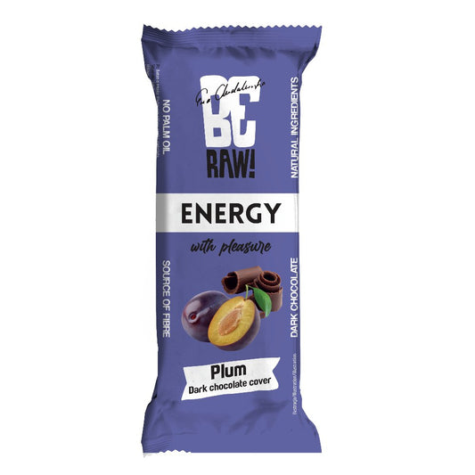 Energy Bar - Plum dark chocolate cover 40g