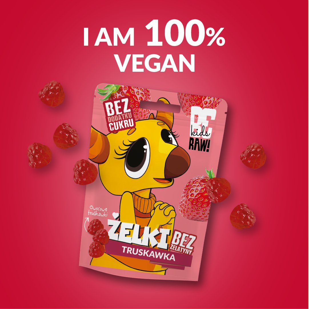 Kids Jelly beans - Strawberry 35g