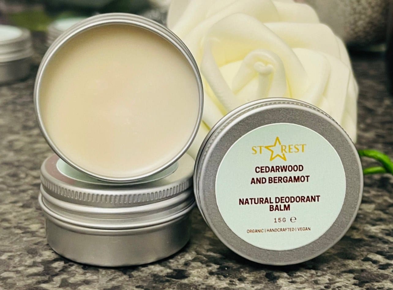 Cedarwood and Bergamot Deodorant Balm