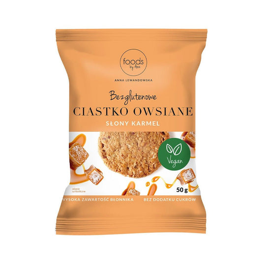 Gluten free Oat cookie Salted Carmel 50g
