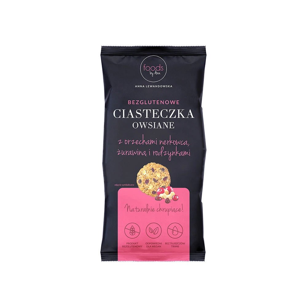 Oat Cookies with Cashews, Cranberries & Raisins 100g