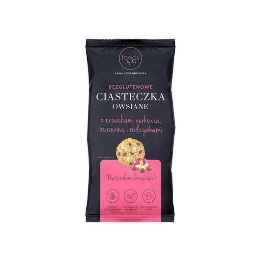 Oat Cookies with Cashews, Cranberries & Raisins 100g