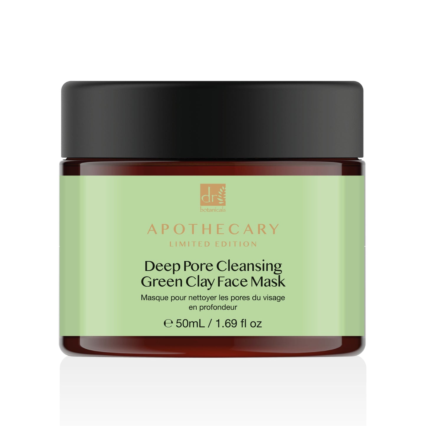 Dr Botanicals Deep Pore Cleansing Green Clay Face Mask 50ml Twin Value Savings Pack