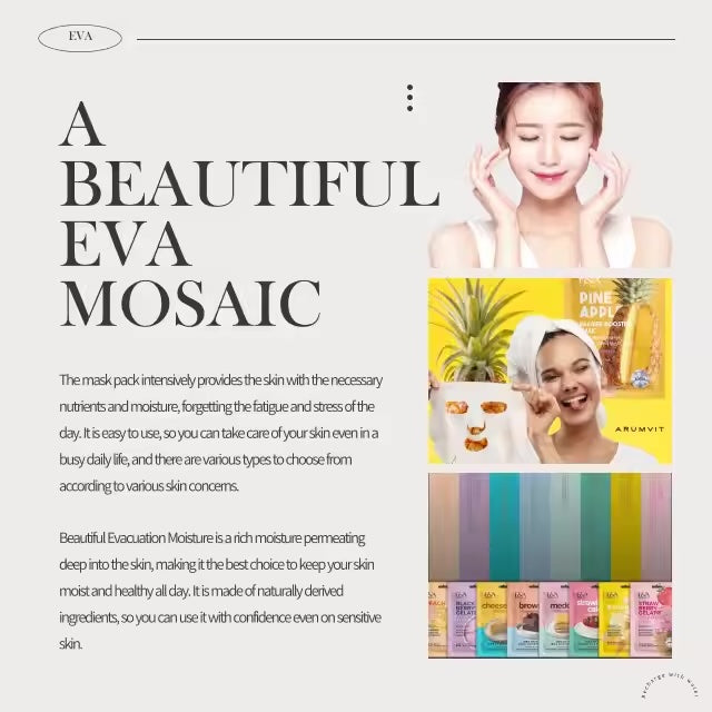 ARUMVIT EVA MOSAIC Calming Essence Mask-Sheet Mask Korean