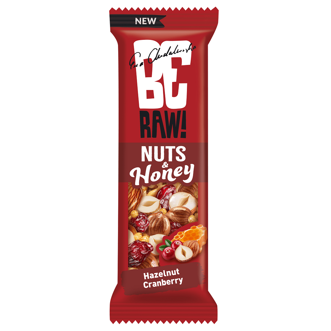 Nuts&Honey Bar - Cranberry, Hazelnut 30g