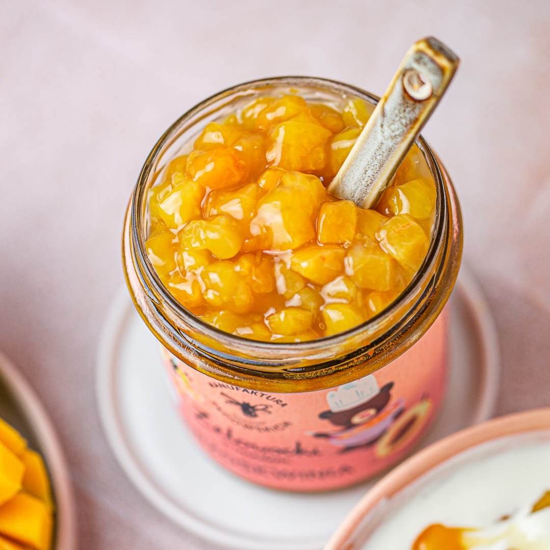 Peach in gel with Honey "Żelowocki" 320g