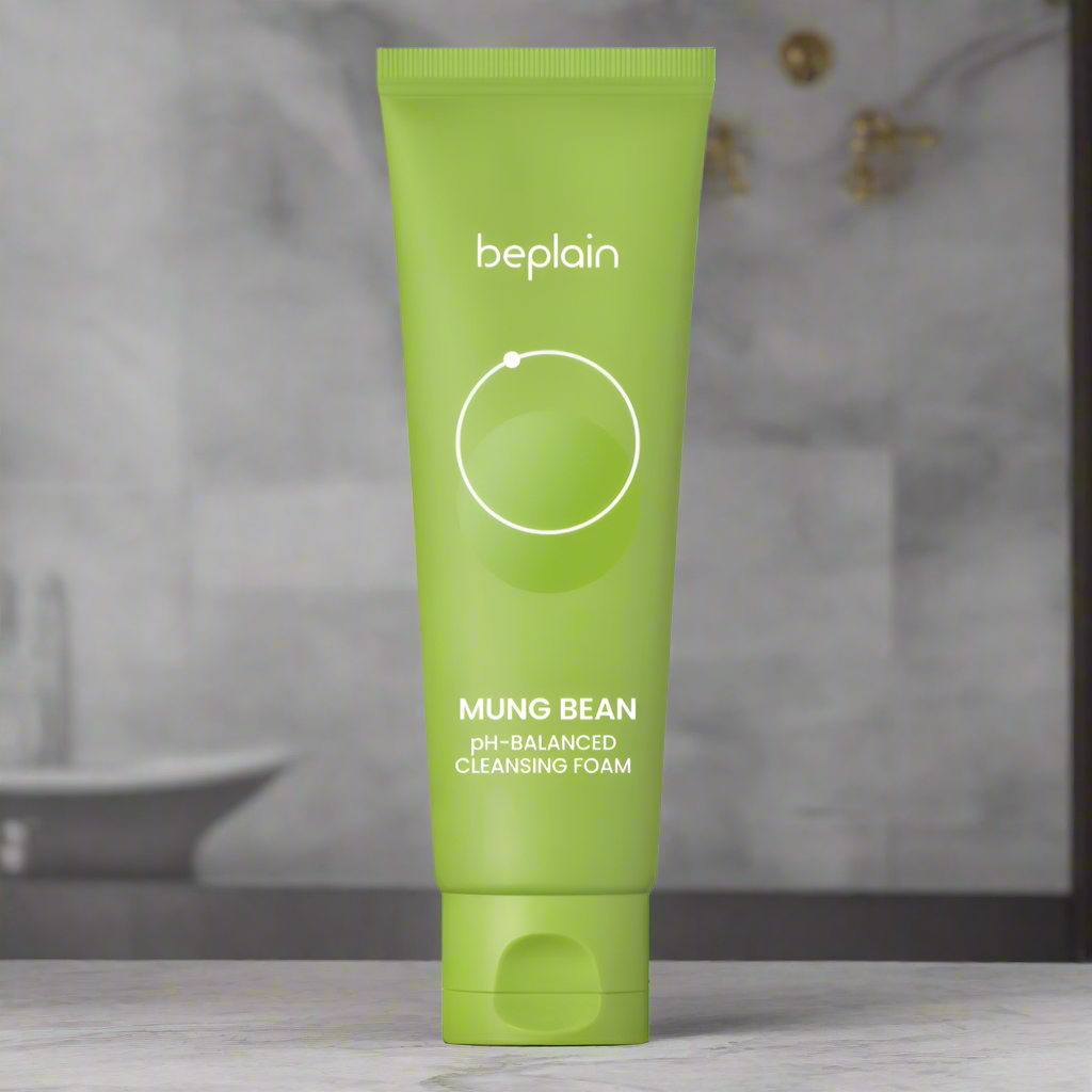 beplain Mung Bean pH-Balanced Cleansing Foam 80ml