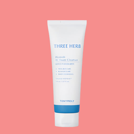 TONYMOLY THREE HERB Blemish AC Foam Cleanser 150ml