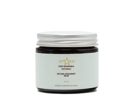 Rose Geranium and Patchouli Deodorant Balm