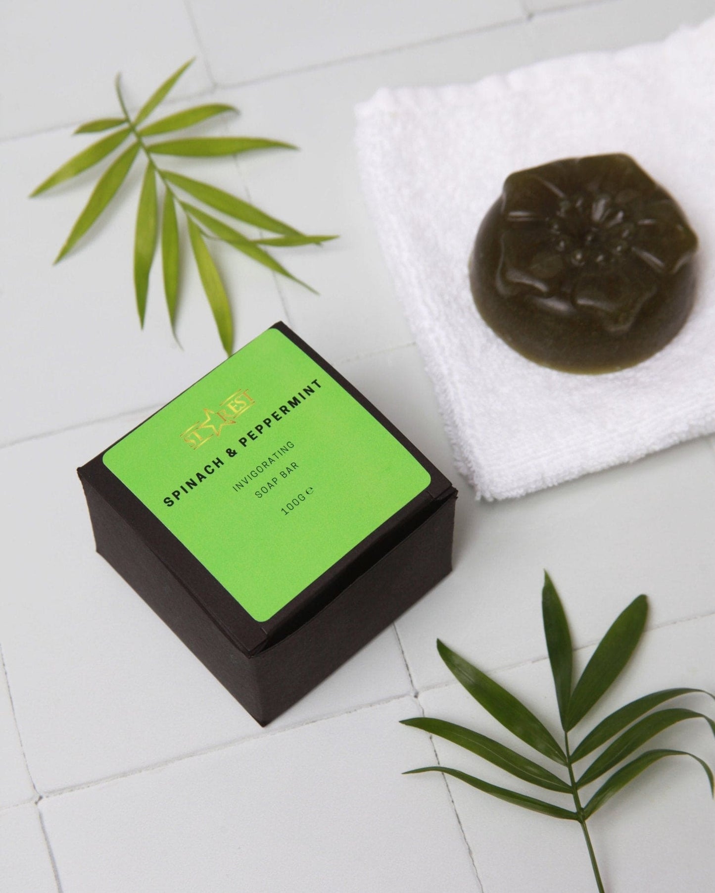 Spinach, Peppermint and Lemon Soap