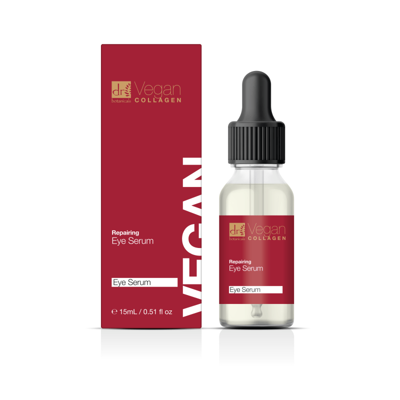 Vitamin C & Hyaluronic Acid Anti-ageing Facial Serum 30ml + Vegan Collagen Repairing Eye Serum.